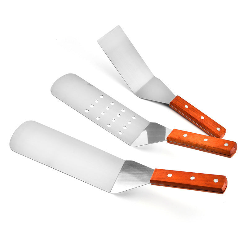 Stainless Steel Kitchen Shovel With Wooden Handle My Store