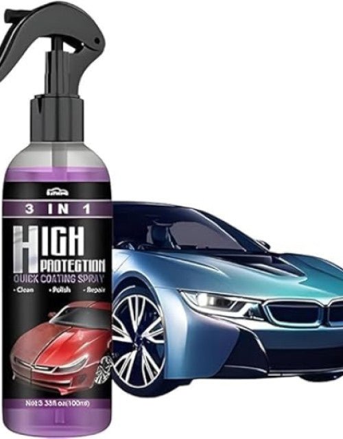 3 in 1 High Protection Car Quick Coating Spray (Pack of 2) - My Fashion Sell