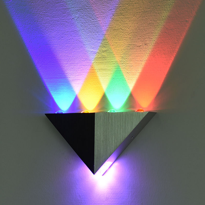 TV light triangle wall light triangle