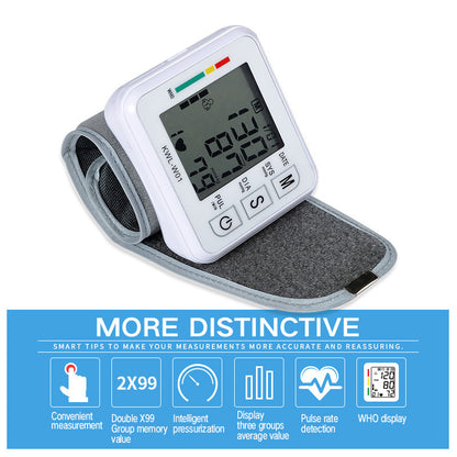 Blood Pressure BP Monitor Automatic Arterial Tensiometro Sphygmomanometer My Store