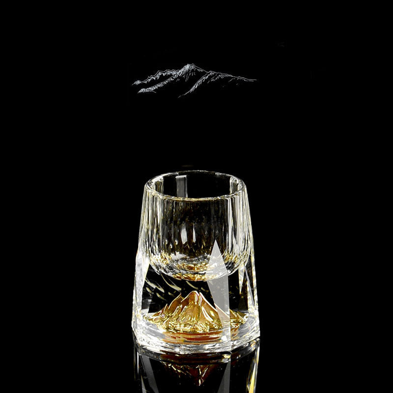 Three-dimensional Crystal Cut Jinshan Liquor Glass My Store