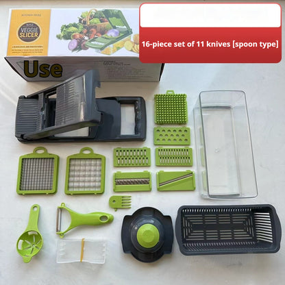 Chopper Storage Fantastic Kitchen Shred Dicing Slicer Vegetable Cutting My Store