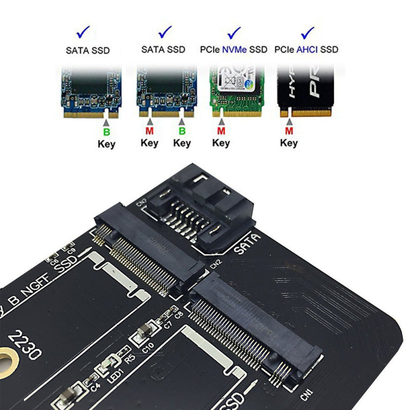 M.2 SSD adapter card expansion card My Store