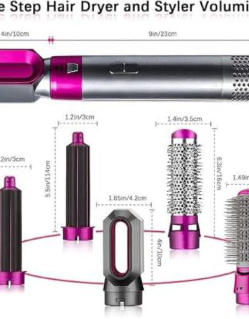 5 in 1 Hair Styler, Hot Air Brush, Airwrap Styler Electric Hair Styler Dropdash