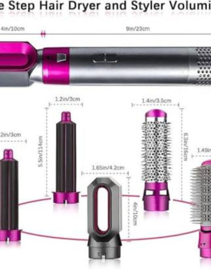 5 in 1 Hair Styler, Hot Air Brush, Airwrap Styler Electric Hair Styler Dropdash