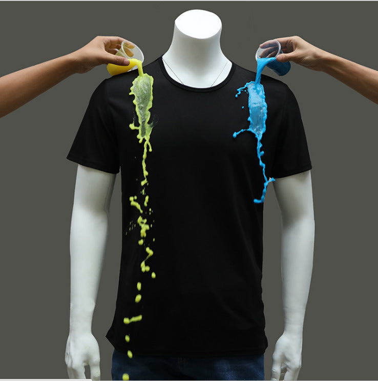 Quick-drying Waterproof Anti-fouling T-shirt Couple Half Sleeve Bottoming Shirt My Store