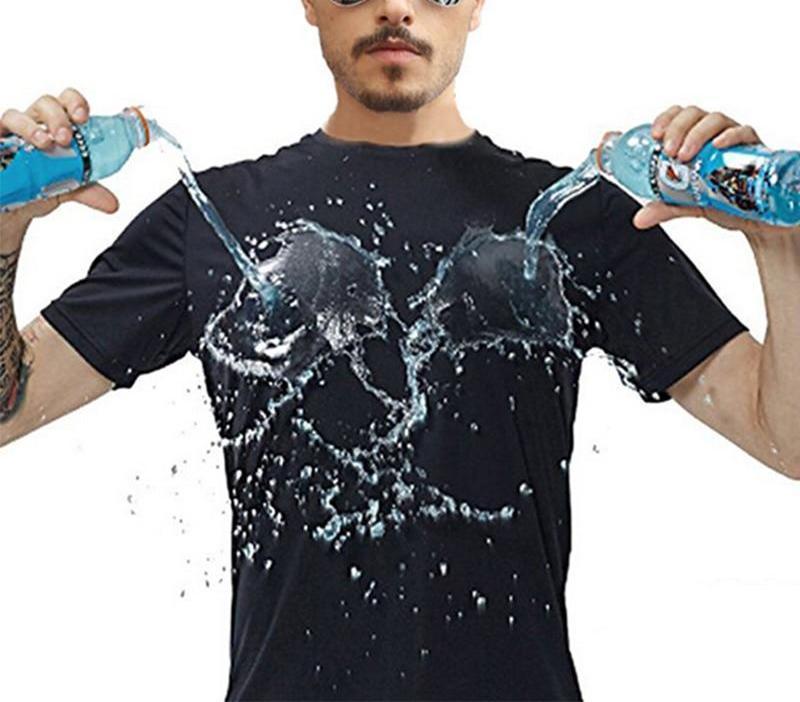 Quick-drying Waterproof Anti-fouling T-shirt Couple Half Sleeve Bottoming Shirt My Store