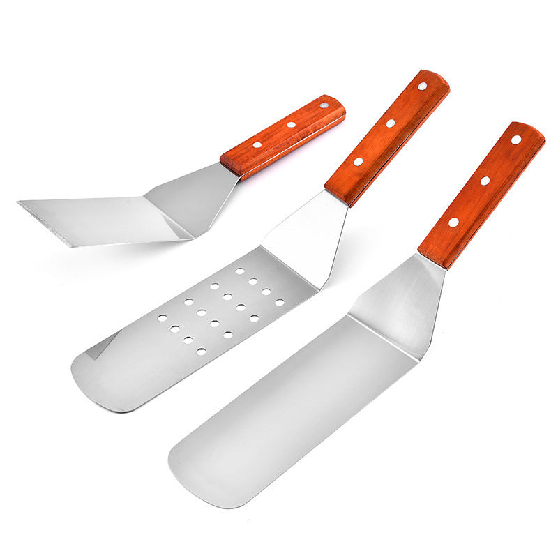 Stainless Steel Kitchen Shovel With Wooden Handle My Store