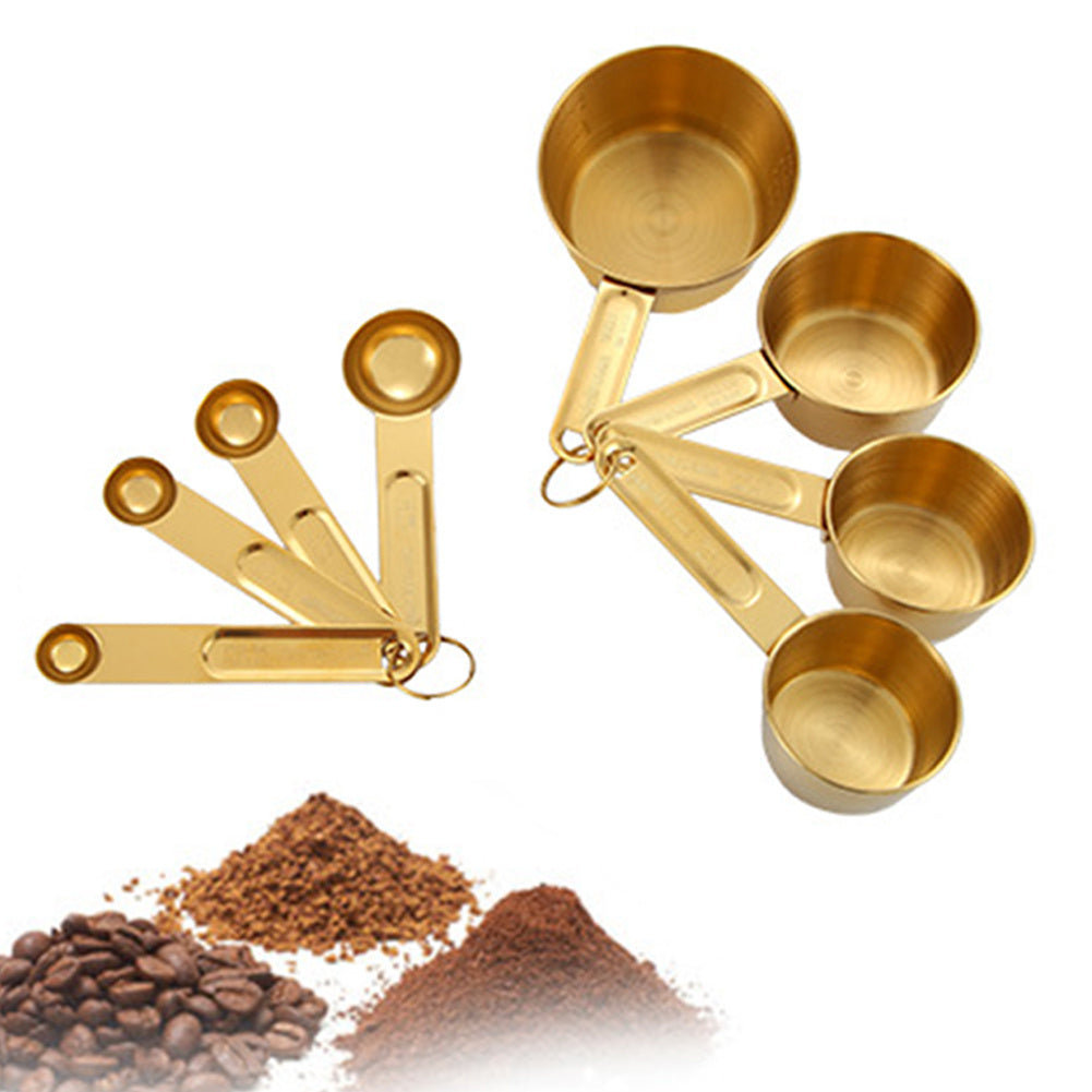 Stainess Steel Measuring Spoons Kitchen Scale Coffee Scoop Baking Bartending Kitchen Tool My Store