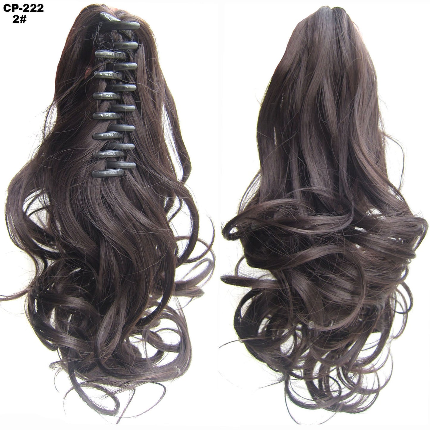 Long Wave Ponytail Wrap Around Ponytail Clip In Hair Headwear Gray Hairpiece Natural Extensions My Store