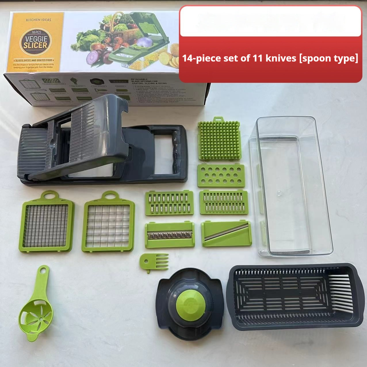 Chopper Storage Fantastic Kitchen Shred Dicing Slicer Vegetable Cutting My Store