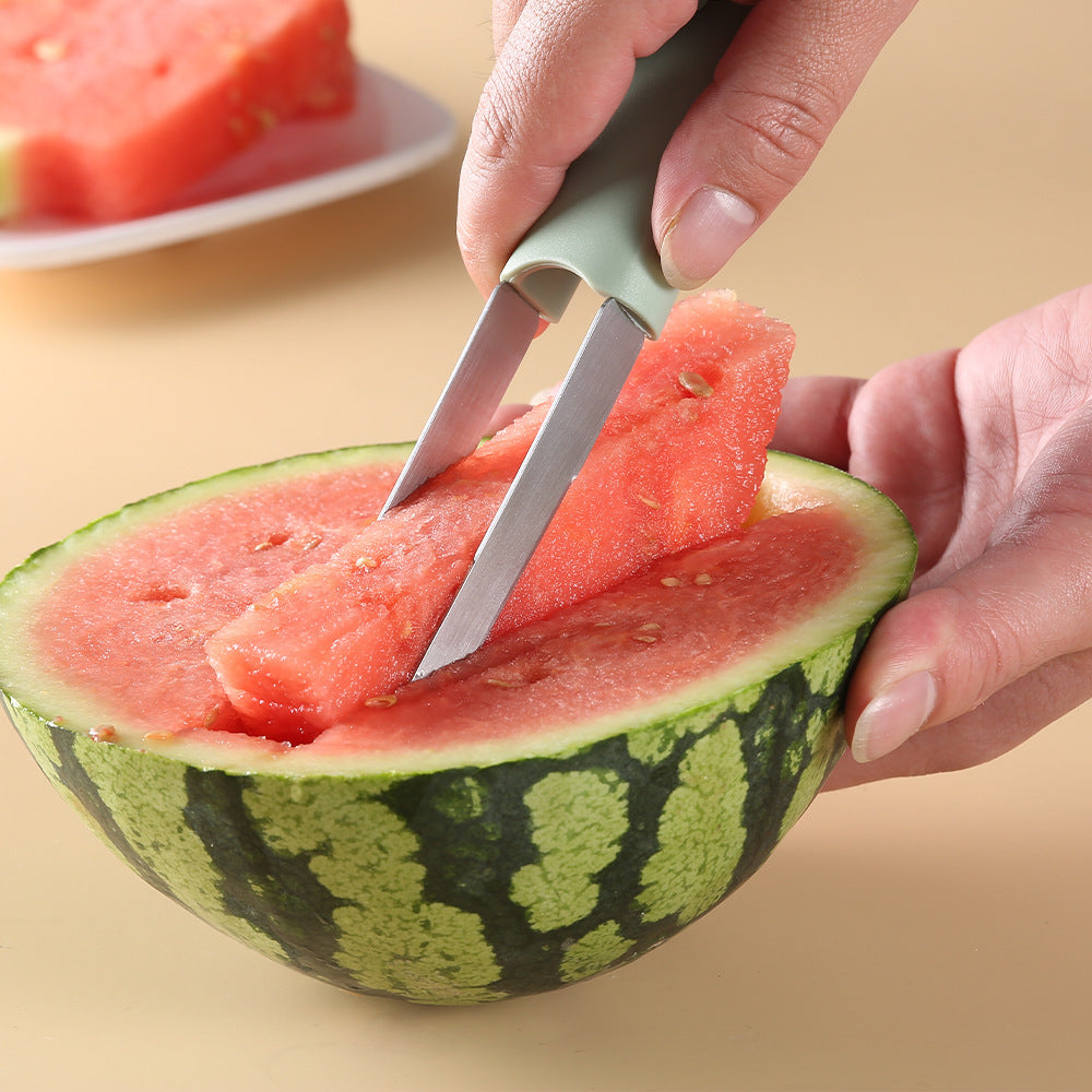 Kitchen Three-in-one Stainless Steel Fruit Cutting Gadget My Store