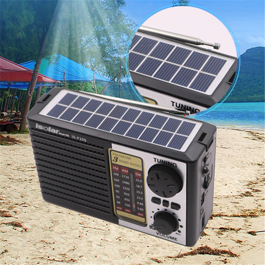 Full Band Bluetooth Card MP3 Player Solar Emergency Charging My Store