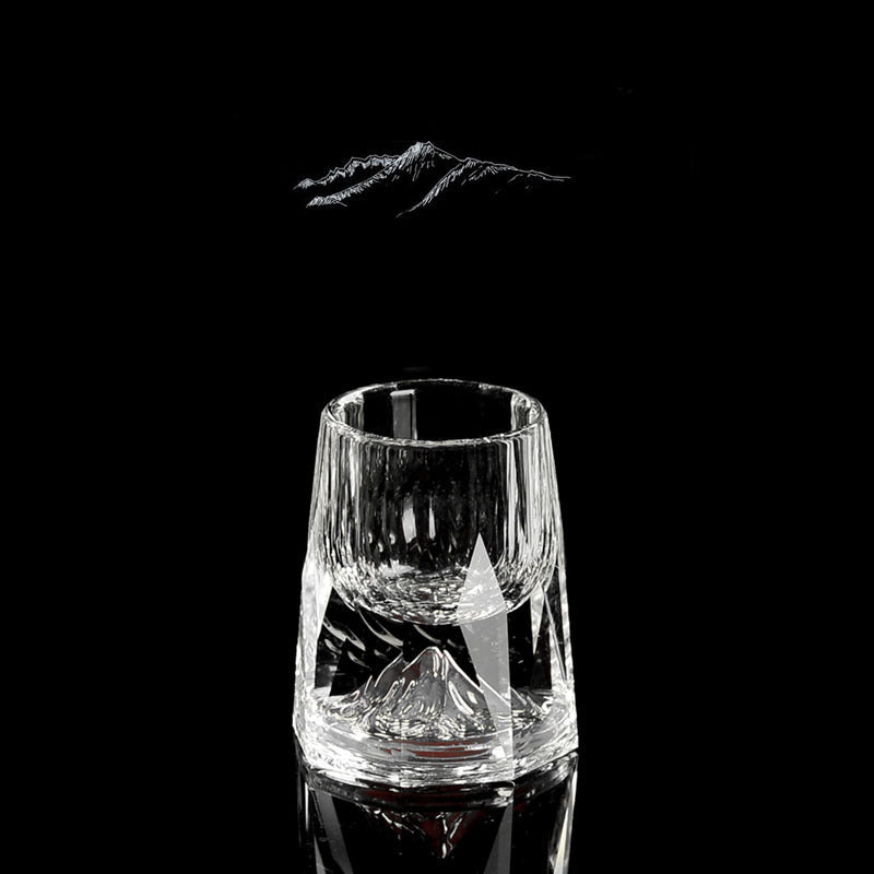 Three-dimensional Crystal Cut Jinshan Liquor Glass My Store