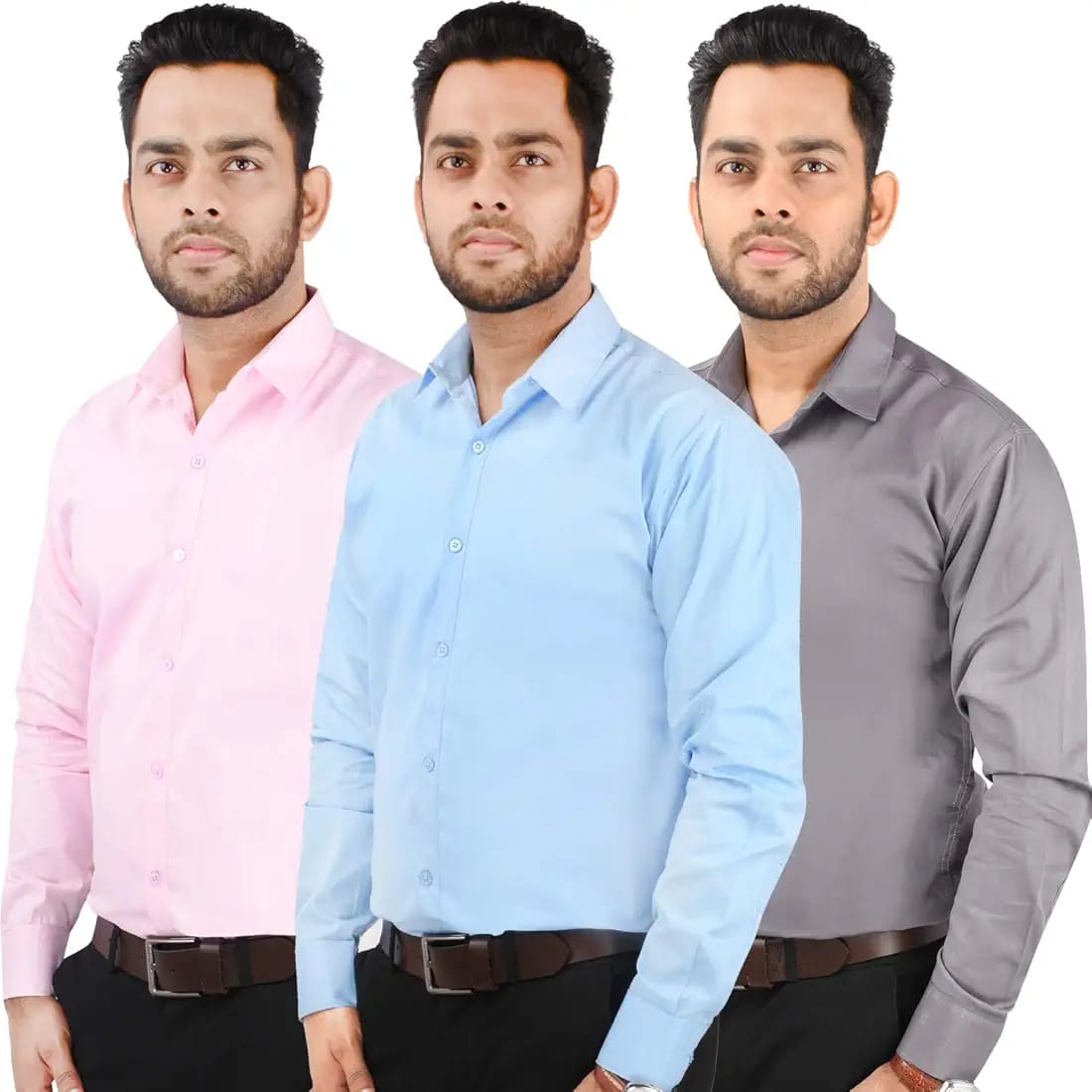 Full Sleeve Shirt(pack of 3) SourceInfi