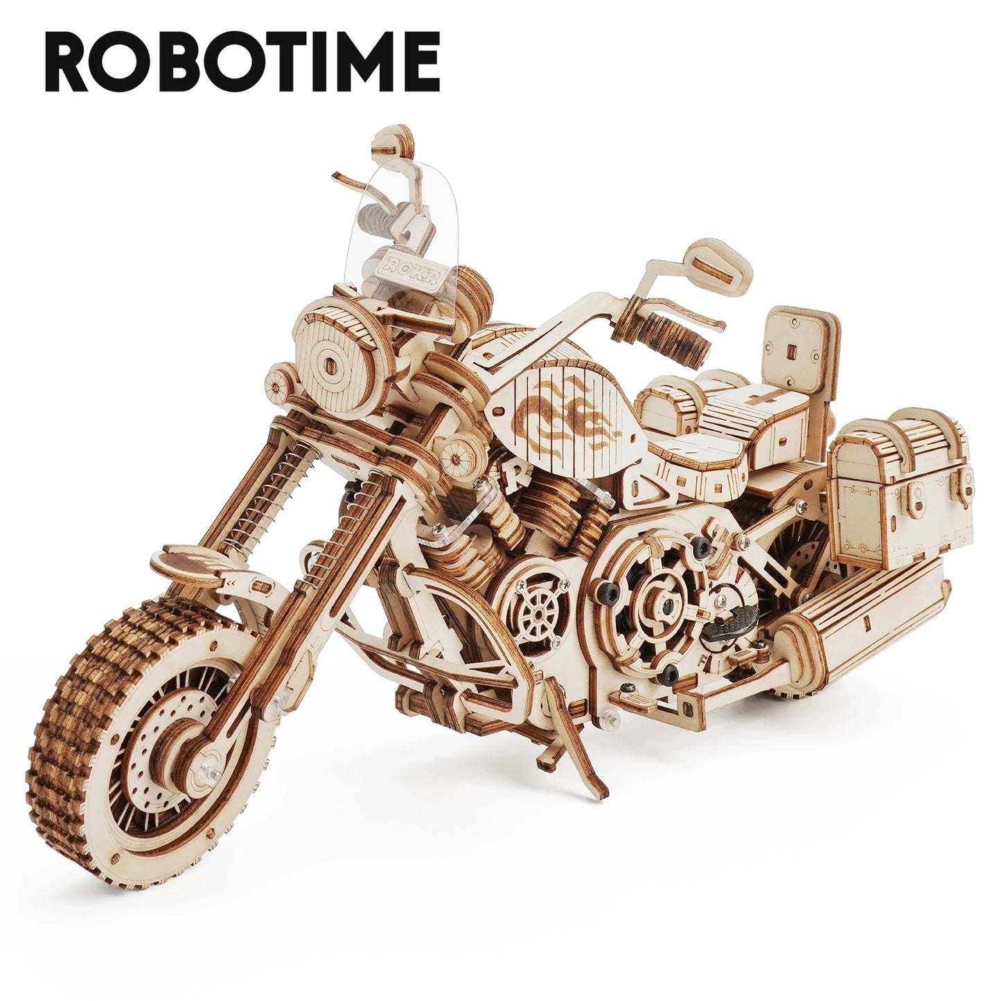 Robotime Rokr Cruiser Motorcycle DIY Wooden Model 420 Pcs Building My Store