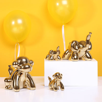 Modern Simple Elephant Monkey Ornaments In Northern Europe 3080