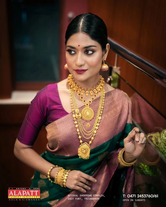 Banarasi Silk Zari Woven Saree for Women (Multicolor, 6.3 m) - My Fashion Sell