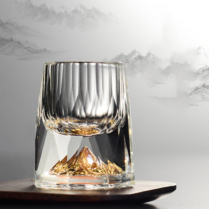 Three-dimensional Crystal Cut Jinshan Liquor Glass My Store