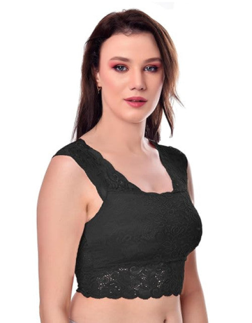 Beautiful Padded Bra - Stretchable Soft Lycra Net Fabric, Ideal for Everyday Wear Dropdash