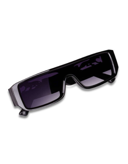 Black trendy square sunglasses Dropdash