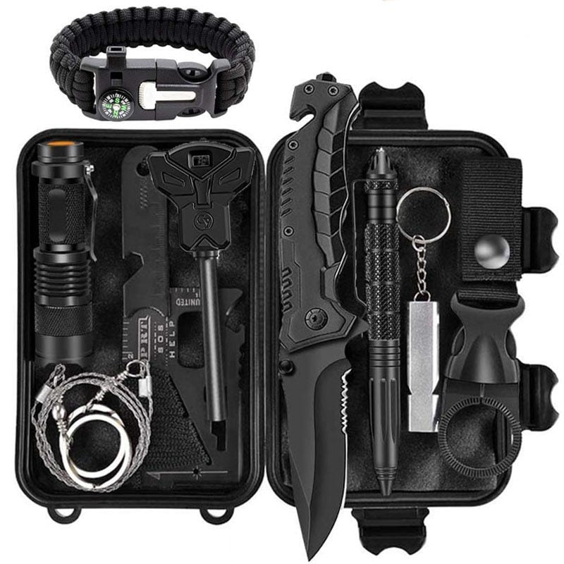 Outdoor Multifunctional Survival Tool Set Camping Equipment SOS First Aid Box My Store