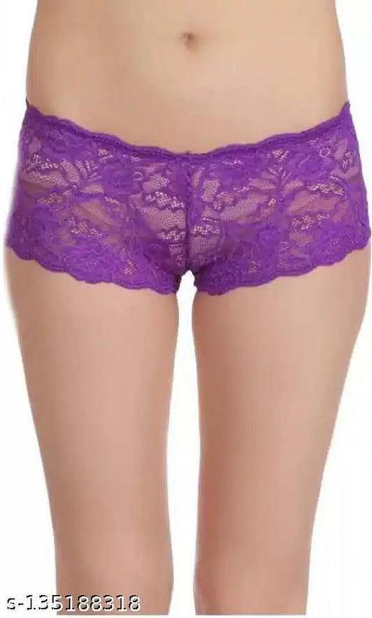 Net Briefs for Women (Purple, XXS) 8588