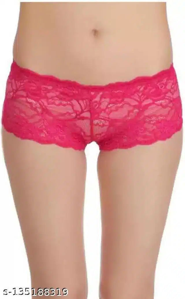 Net Briefs for Women (Pink, 8XL) 8588