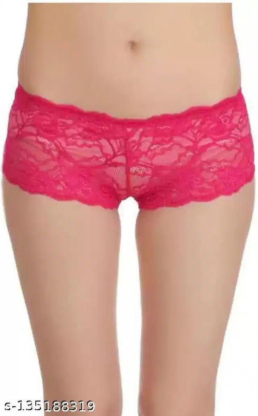 Net Briefs for Women (Pink, 8XL) 8588