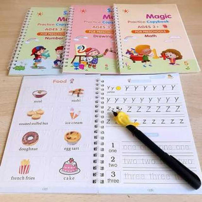 Magic Practice Copybook (4 Book + 10 Refill) (A-127) 590