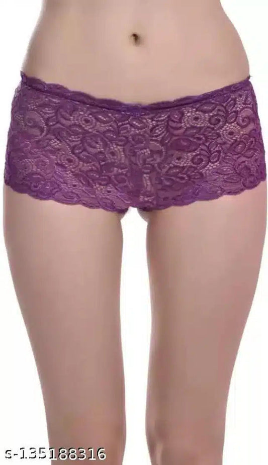 Net Briefs for Women (Purple, 6XL) 8588