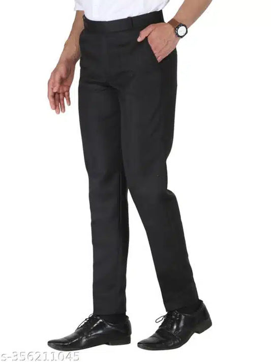 Cotton Trouser for Men (Black, 28) 13266