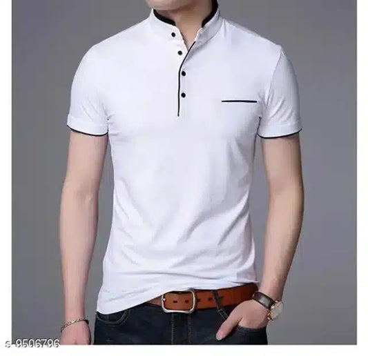 T-Shirt for Men (White, M) 4567