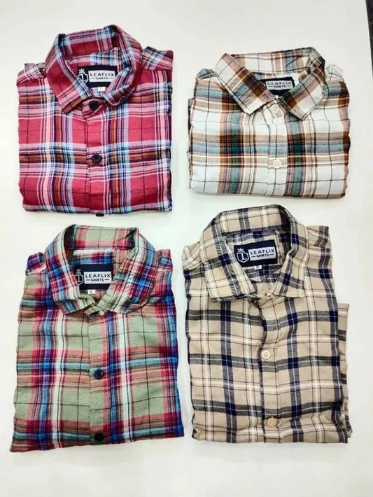Pack of 4 check shirts 8969