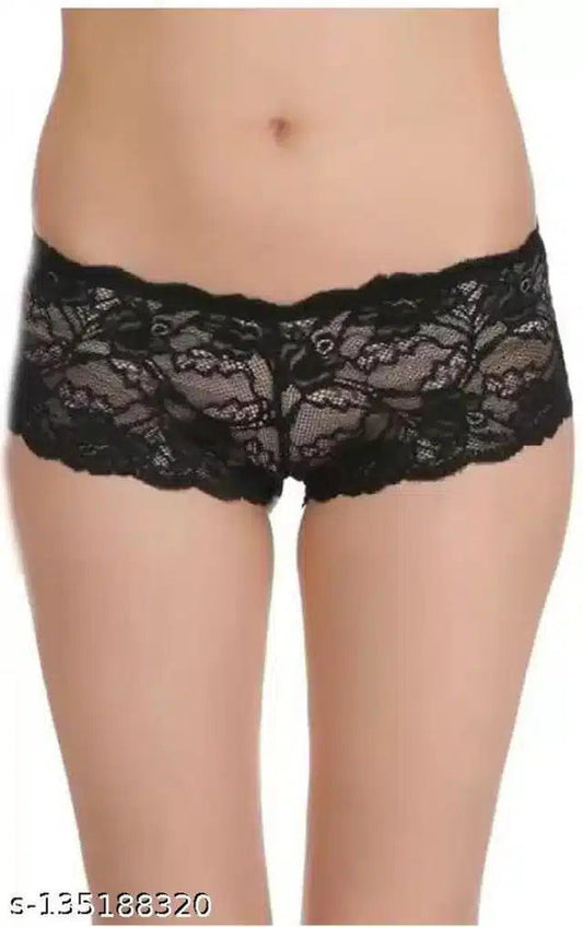 Net Briefs for Women (Black, 10XL) 8588