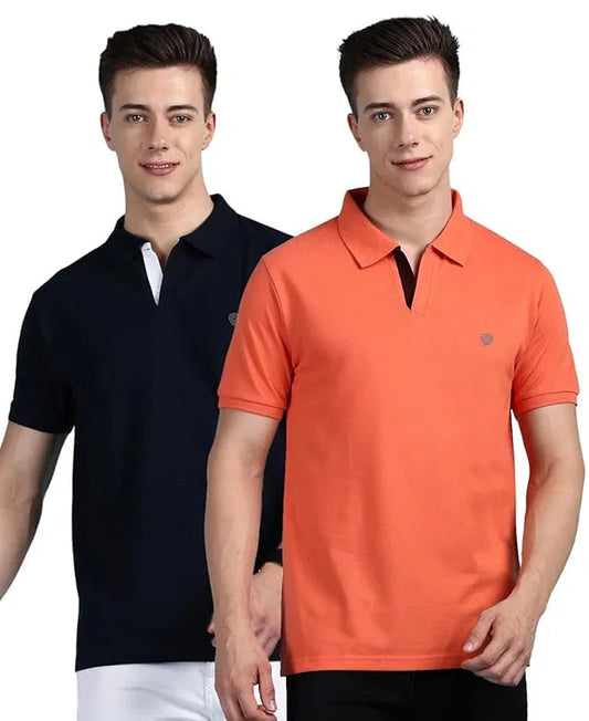 Polo Mens T-Shirts Pack of 2 Multicolor 18666