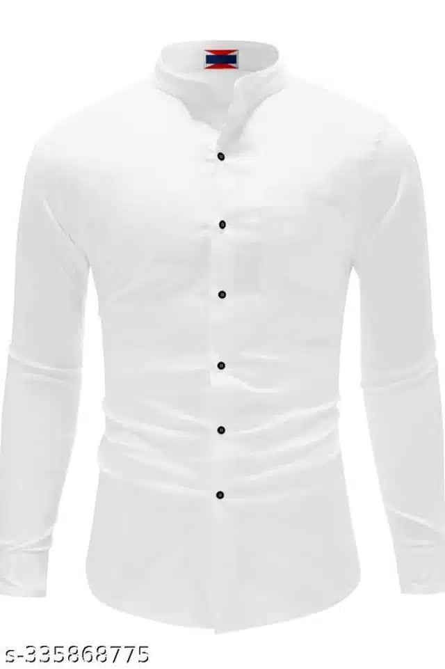 Full Sleeves Shirt for Men (Off White, XL) 12768