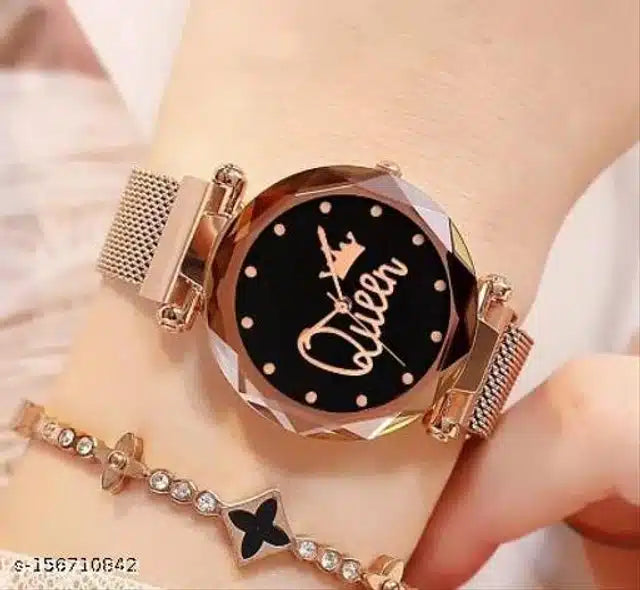 Analog Watch for Women (Gold) 6000