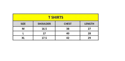 Printed Half Sleeves T-Shirt for Men (Black, L) 726