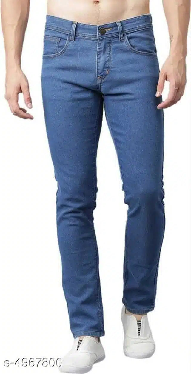 Denim Jeans for Men (Blue, 28) 8637