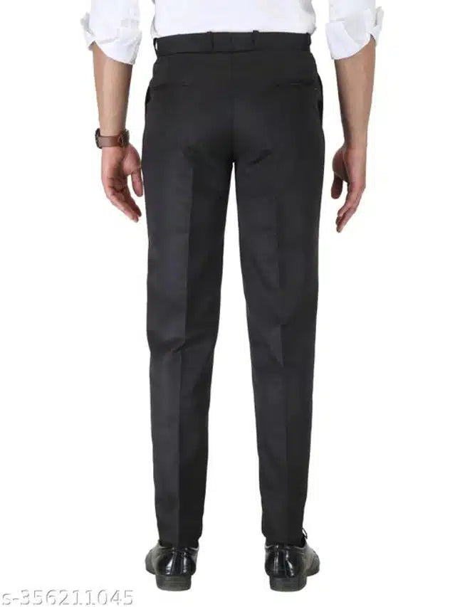 Cotton Trouser for Men (Black, 28) 13266