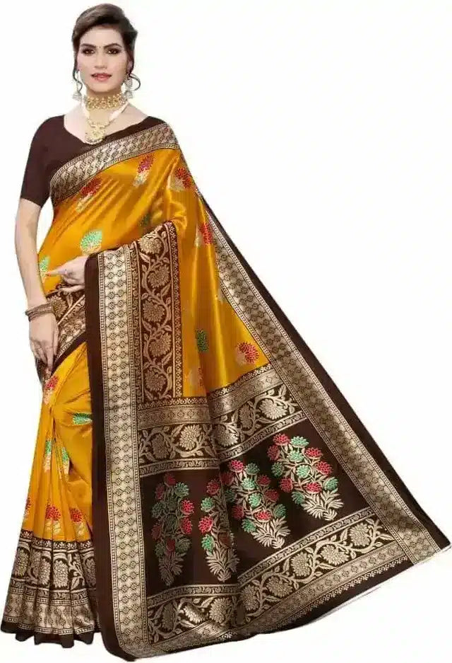 Svb Mysore Silk Saree For Women (Multicolor, Pack Of 2) (C-250) 444