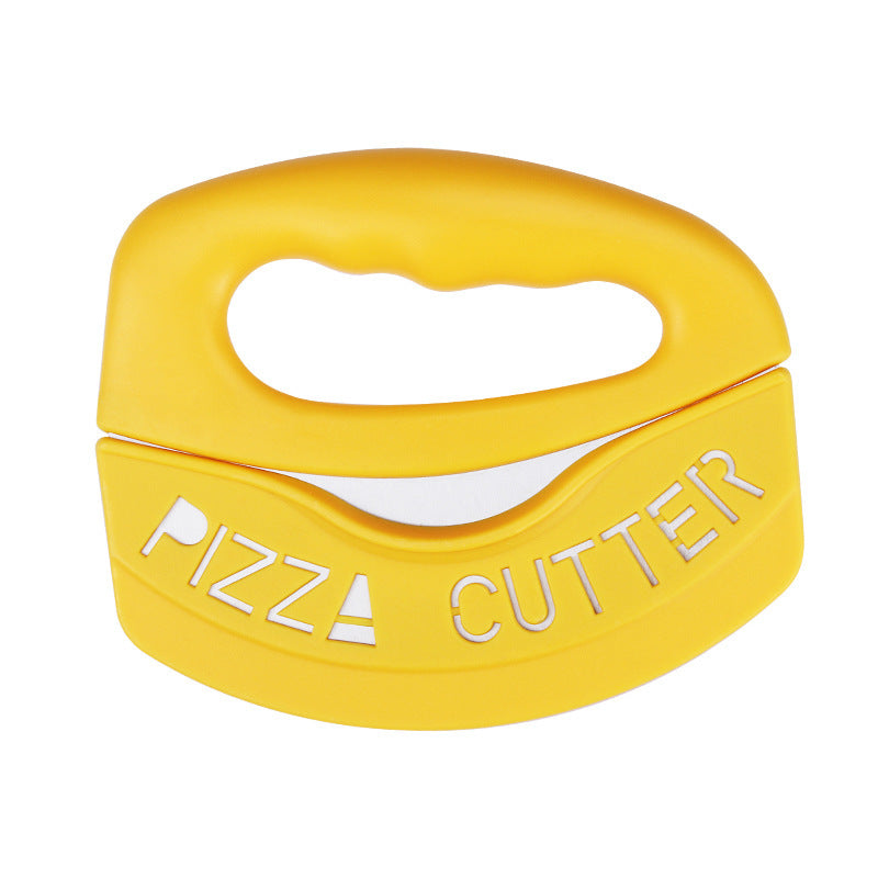 Stainless Steel Pizza Cutter With Protective Cover Kitchen Gadgets My Store