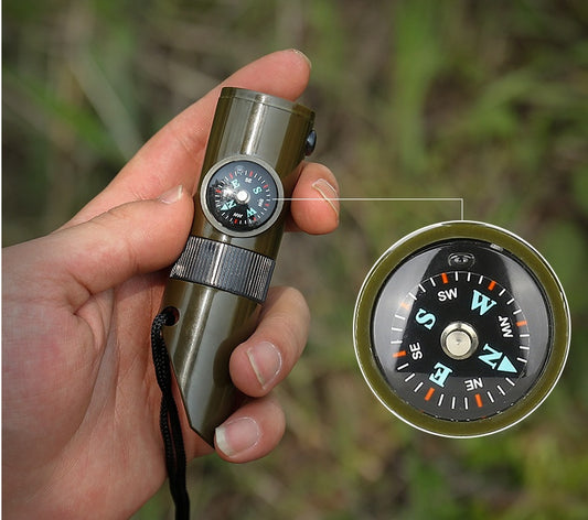 Outdoor Professional Seven-in-one Multifunctional Survival Whistle My Store