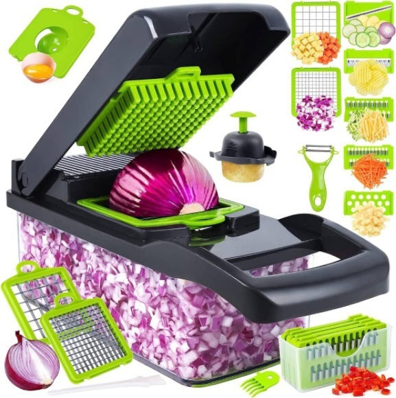 Chopper Storage Fantastic Kitchen Shred Dicing Slicer Vegetable Cutting My Store