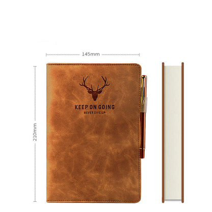 Deer Head Pattern Business Office Notebook My Store