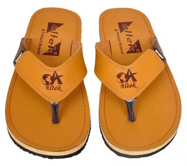 Flip Flops for Men (Tan, 6) - My Fashion Sell