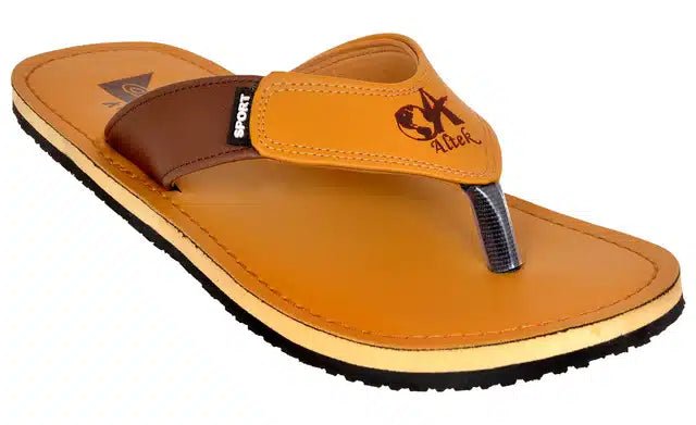 Flip Flops for Men (Tan, 6) - My Fashion Sell