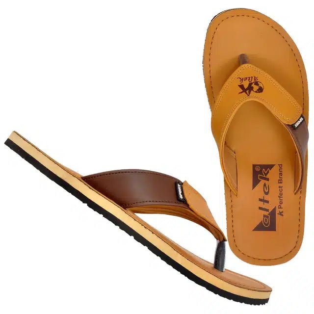 Flip Flops for Men (Tan, 6) - My Fashion Sell