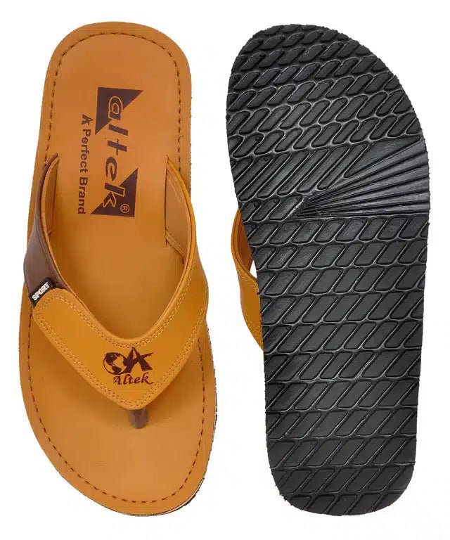 Flip Flops for Men (Tan, 6) - My Fashion Sell
